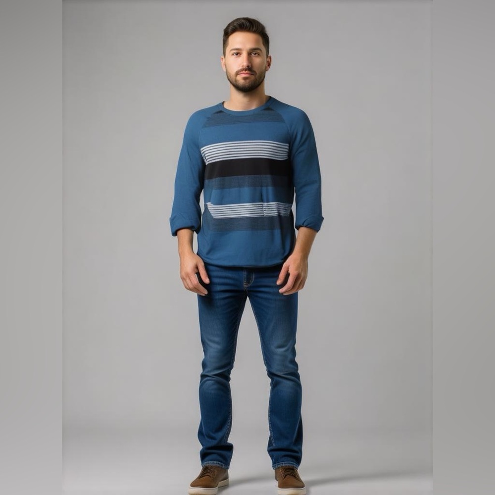 Amplify thermal shirt Size Medium Blue